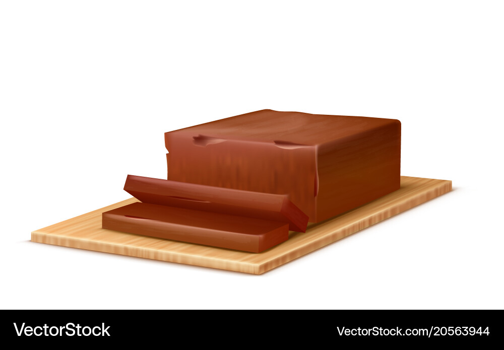 Chocolate Butter Stick Vector Image