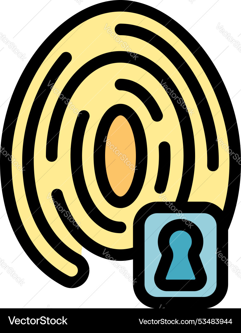 Fingerprint security system providing access Fingerprint security system providing access vector image