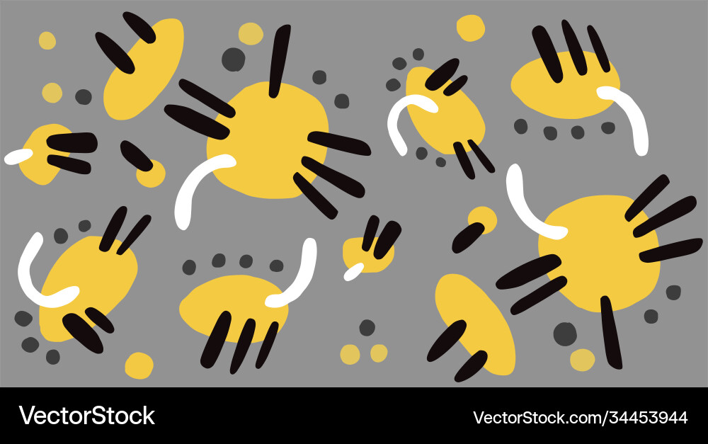 Hand drawn various shapes and doodle objects Hand drawn various shapes and doodle objects vector image