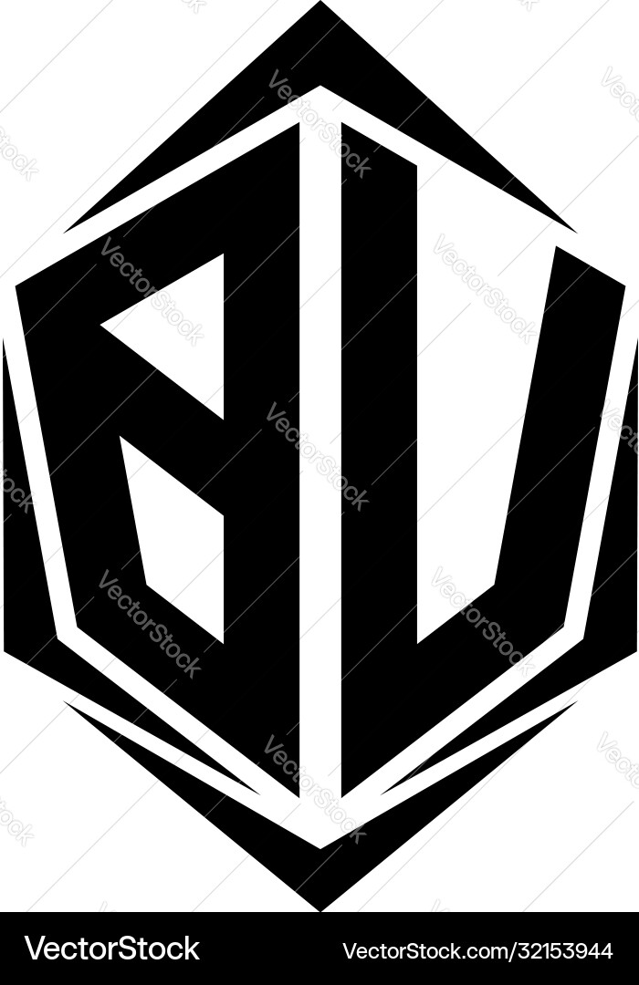 Zx logo emblem monogram with shield style design – Royalty-Free