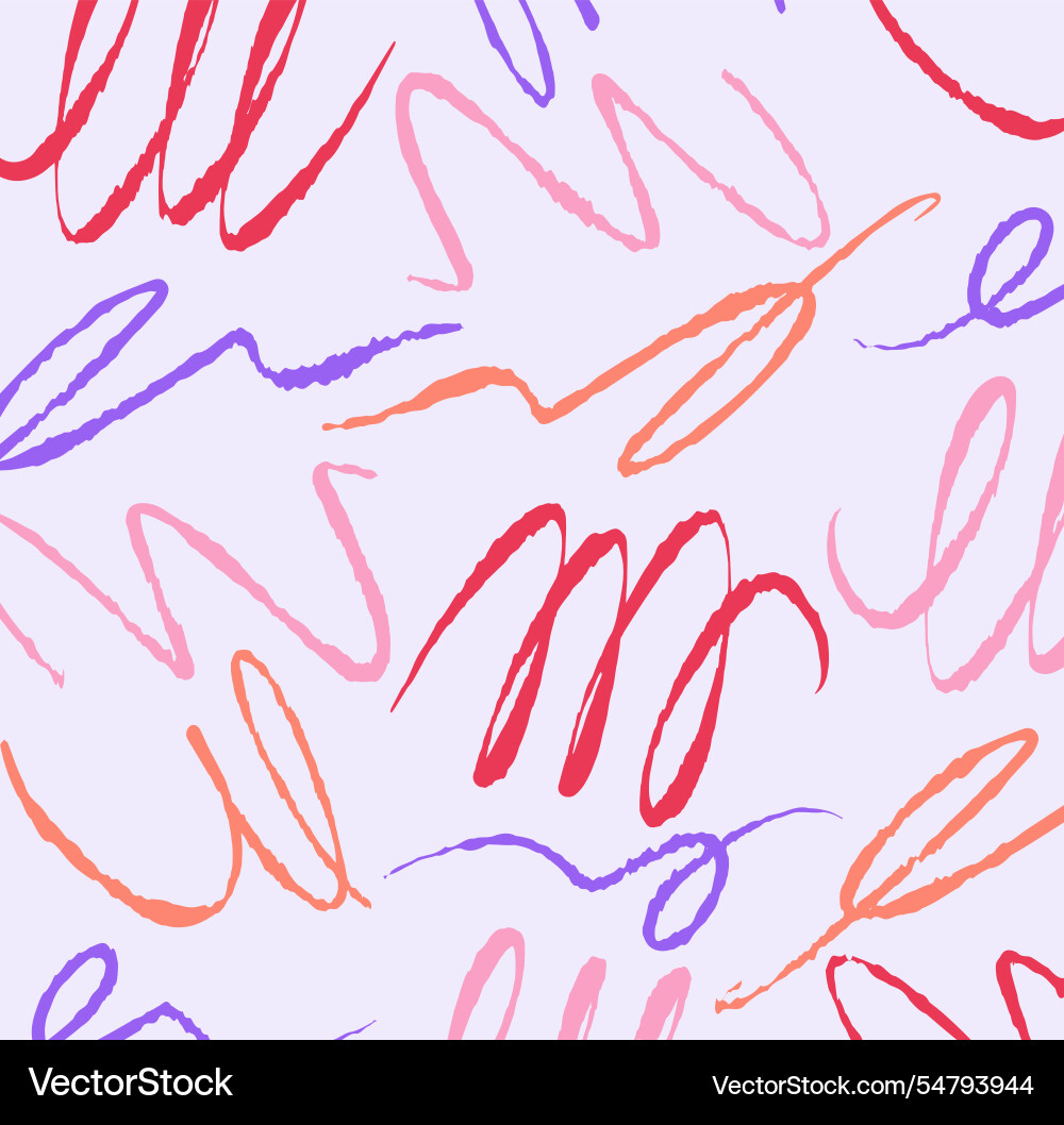 Naive boho seamless pattern repeating design vector image