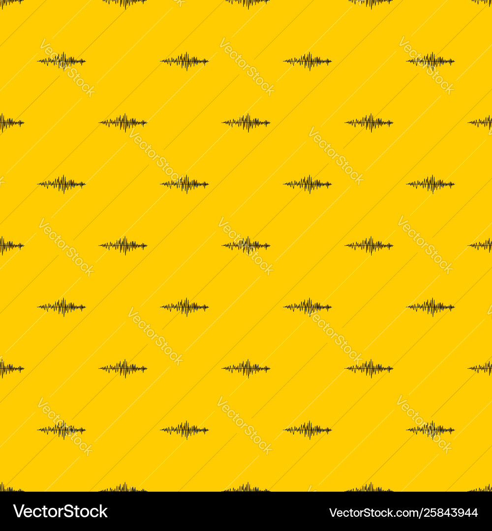 Sound wave pattern vector image
