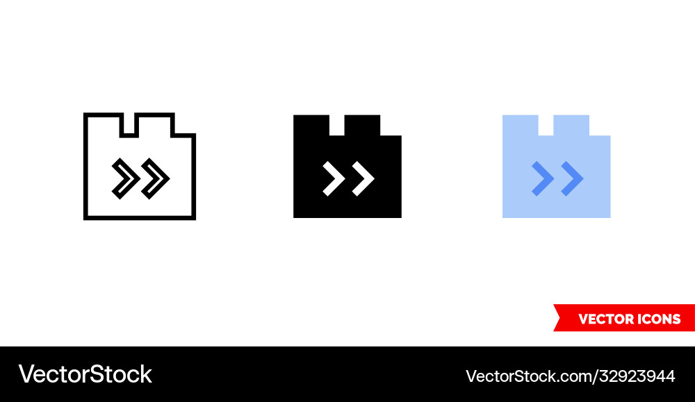 Switching between tabs icon 3 types isolated Switching between tabs icon 3 types isolated vector image