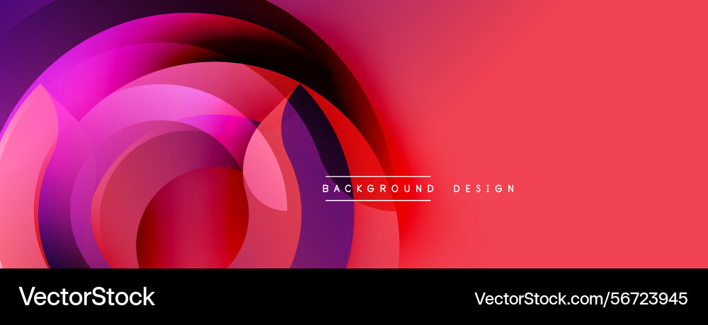 Abstract design features overlapping circles Abstract design features overlapping circles Vector Image