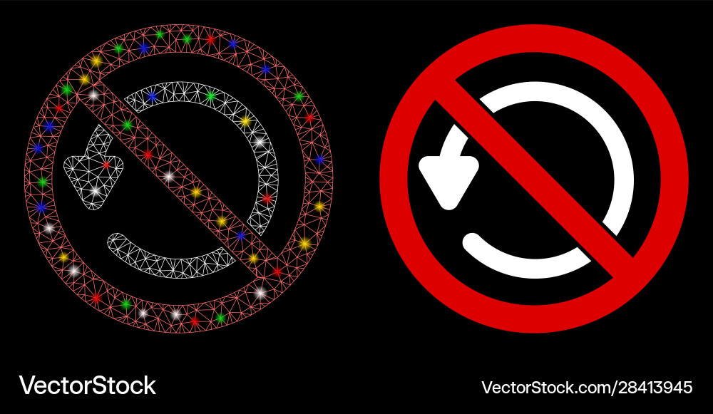 Flare mesh 2d not rotate icon with spots Flare mesh 2d not rotate icon with spots vector image