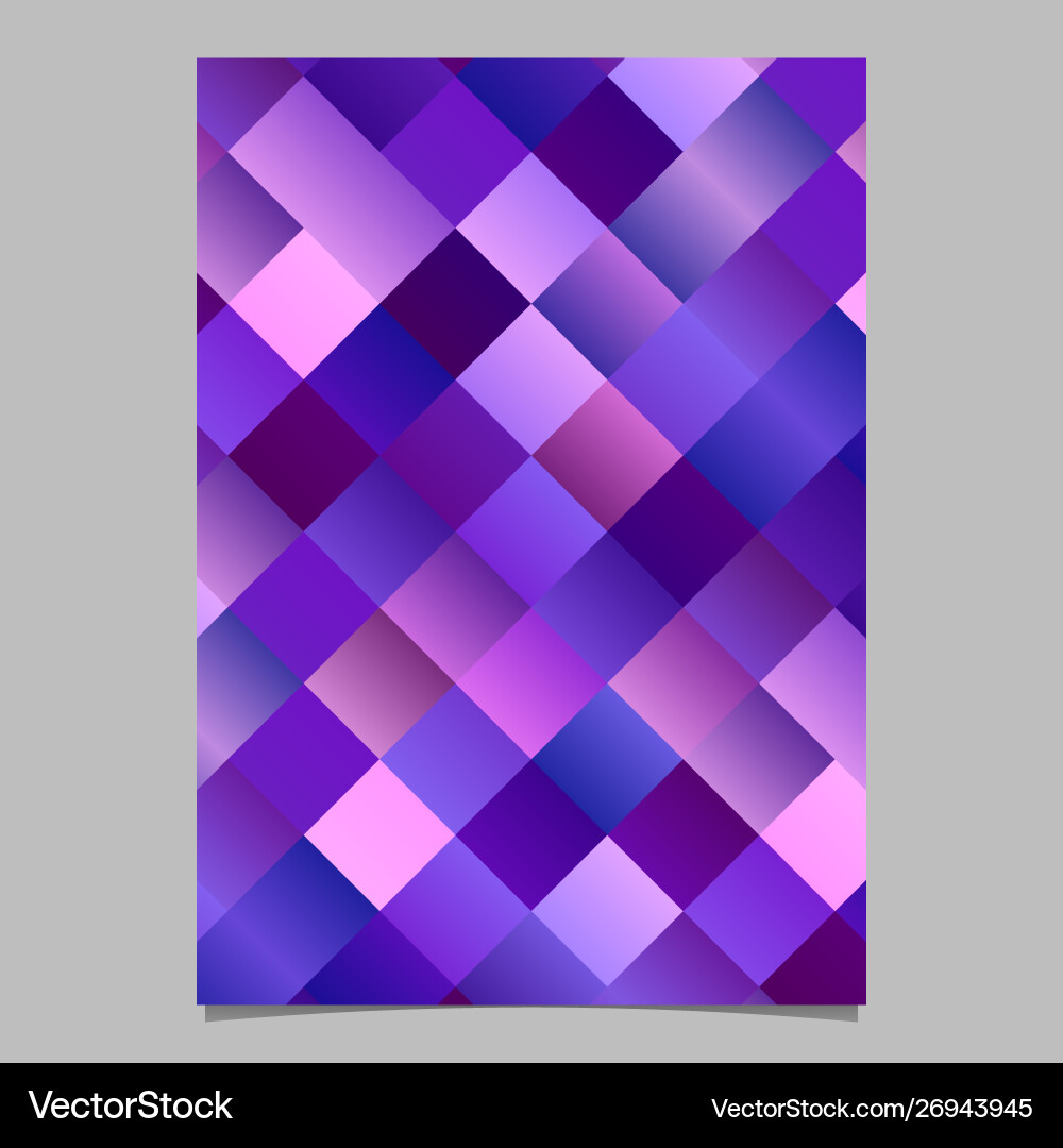Gradient colorful modern diagonal square poster Gradient colorful modern diagonal square poster vector image