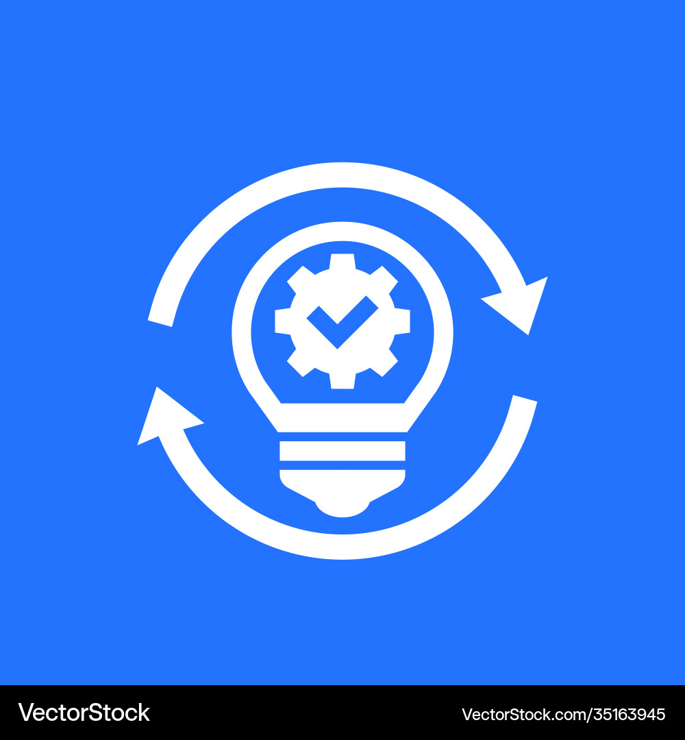 Implementation implement icon for web vector image