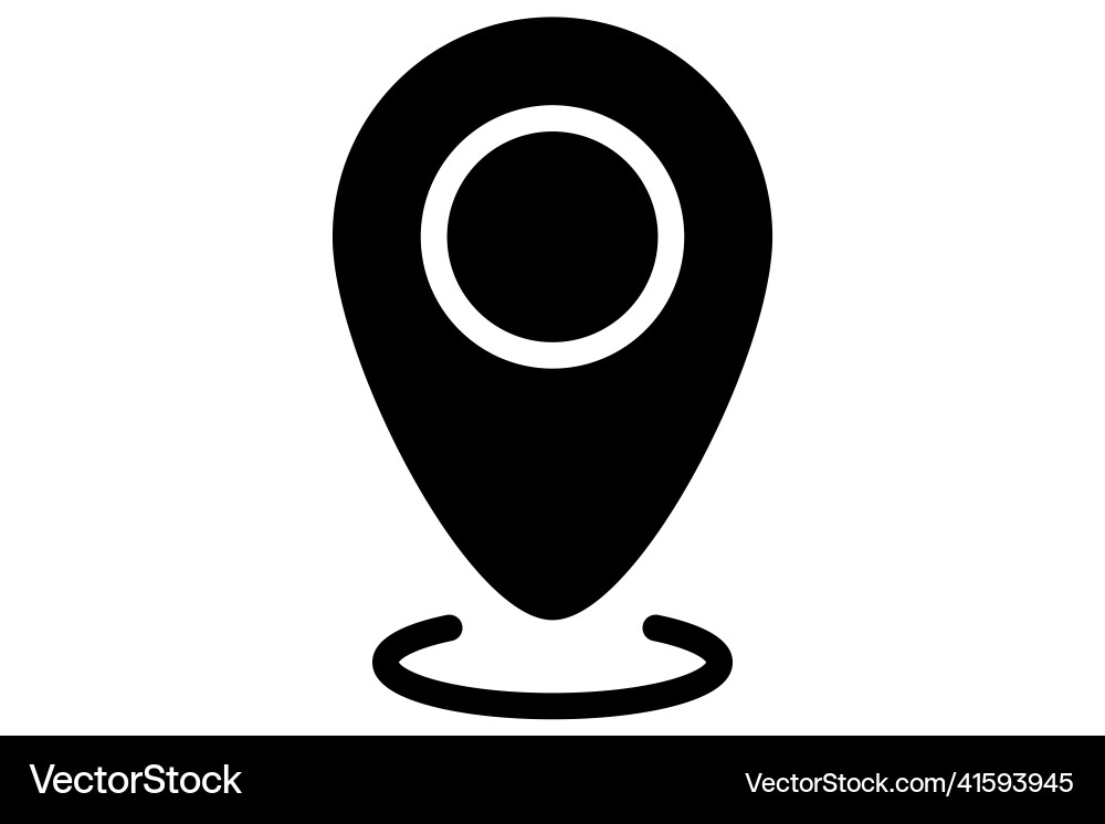 Map pointer icon location pin symbol Vector Image