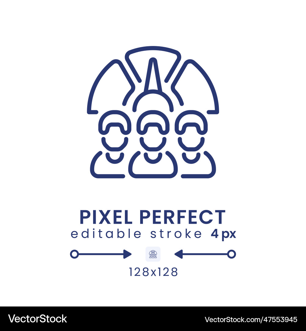 Performance management linear desktop icon Performance management linear desktop icon vector image