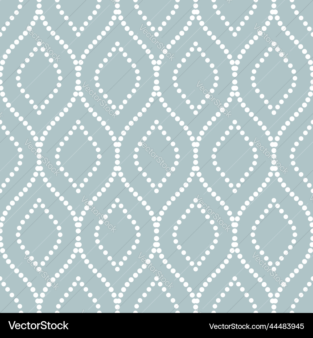 Seamless geometric pattern with dotted Vector Image