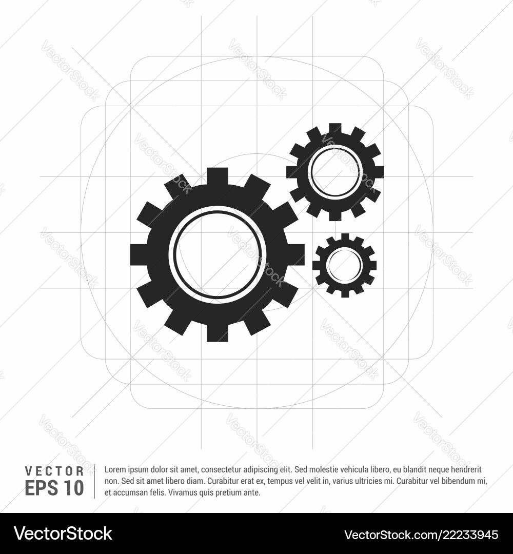 Setting icon Vector Image