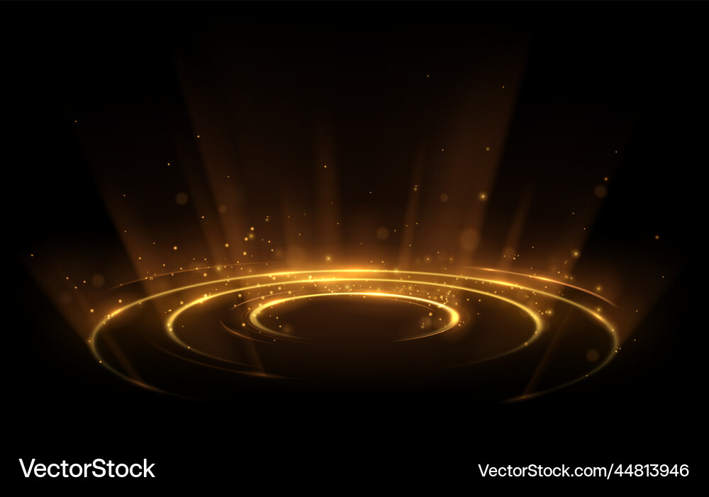 Abstract circle light lines with rays and sparks Abstract circle light lines with rays and sparks vector image