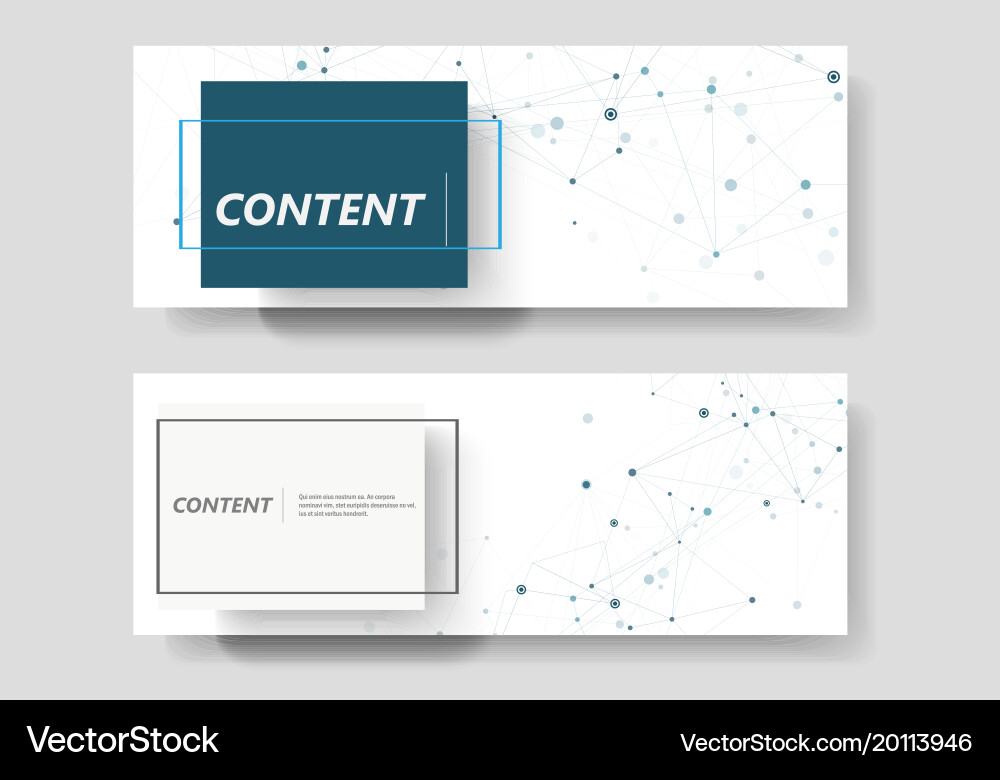 Abstract connect background with connected lines vector image