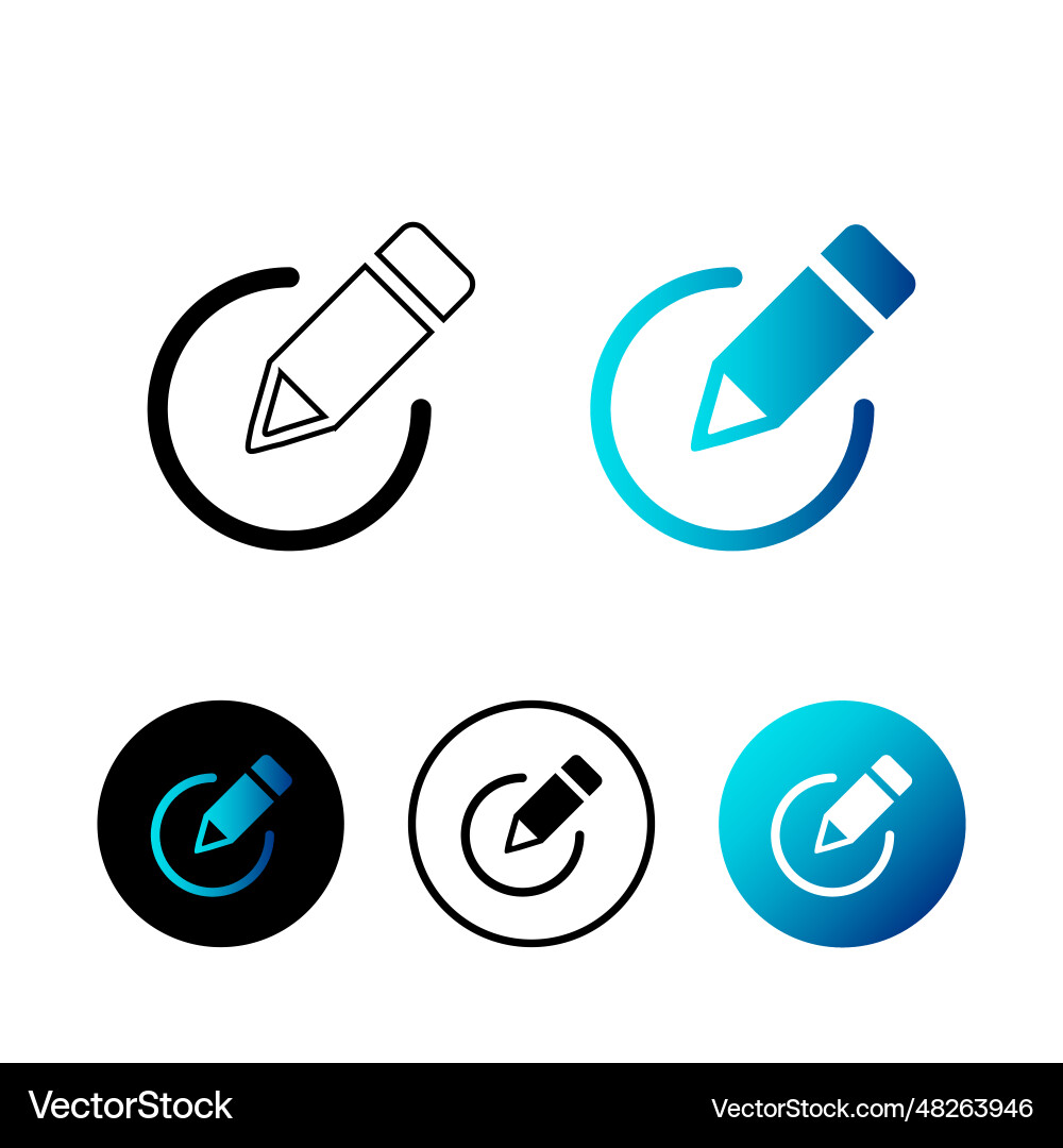 Abstract modify icon vector image