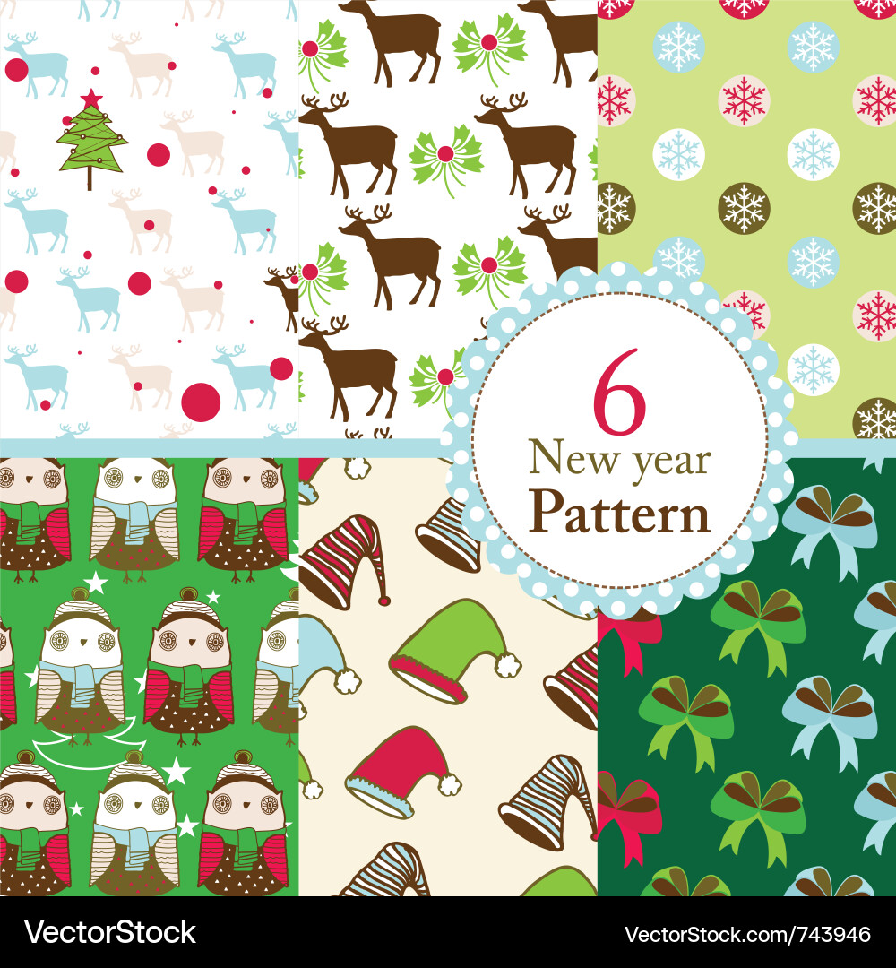 Classic patterns Vector Image