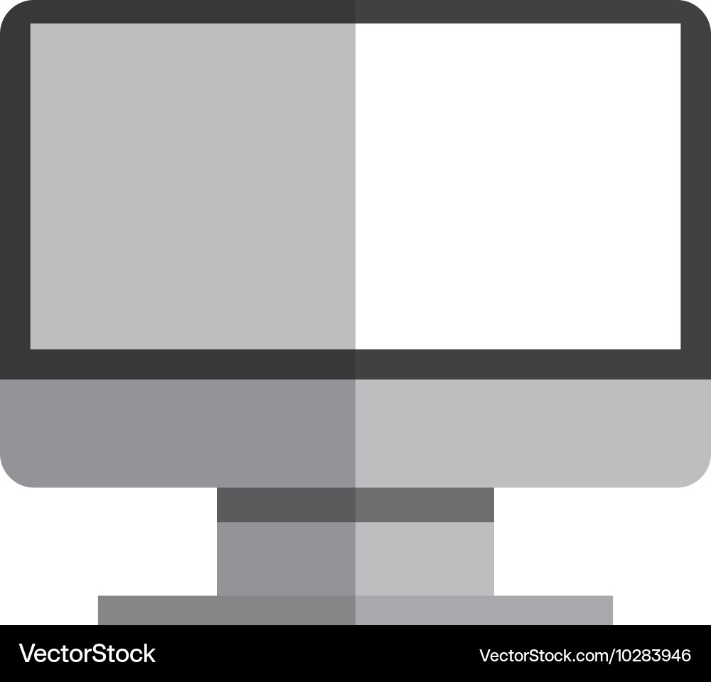 Monitor computer desktop icon Vector Image