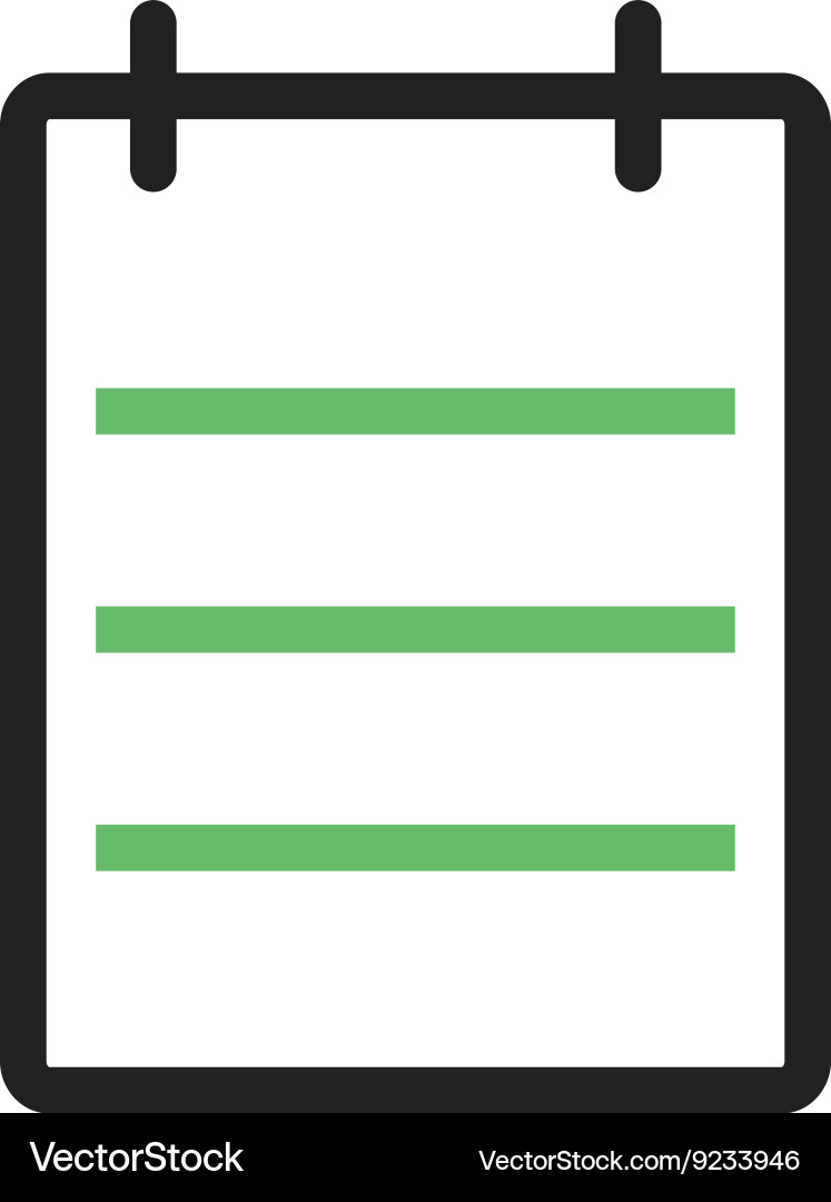 Notes vector image