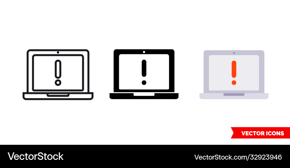System report icon 3 types isolated System report icon 3 types isolated Vector Image