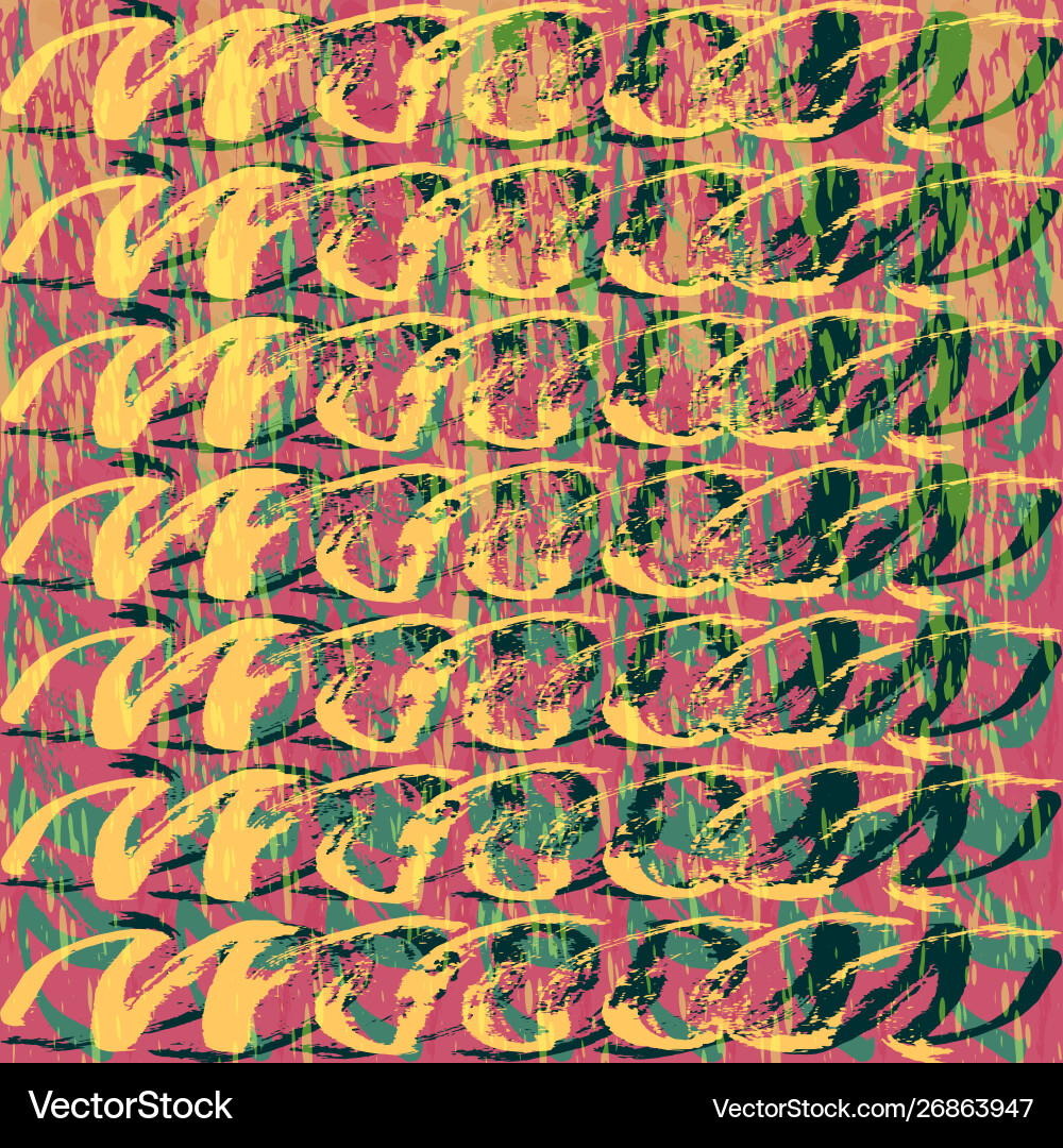 Abstract color pattern in graffiti style quality Vector Image