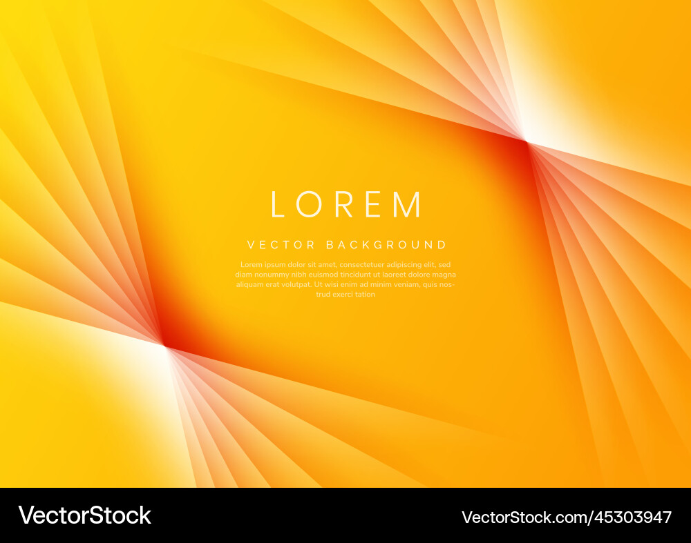 Abstract yellow and orange gradient diagonal Vector Image