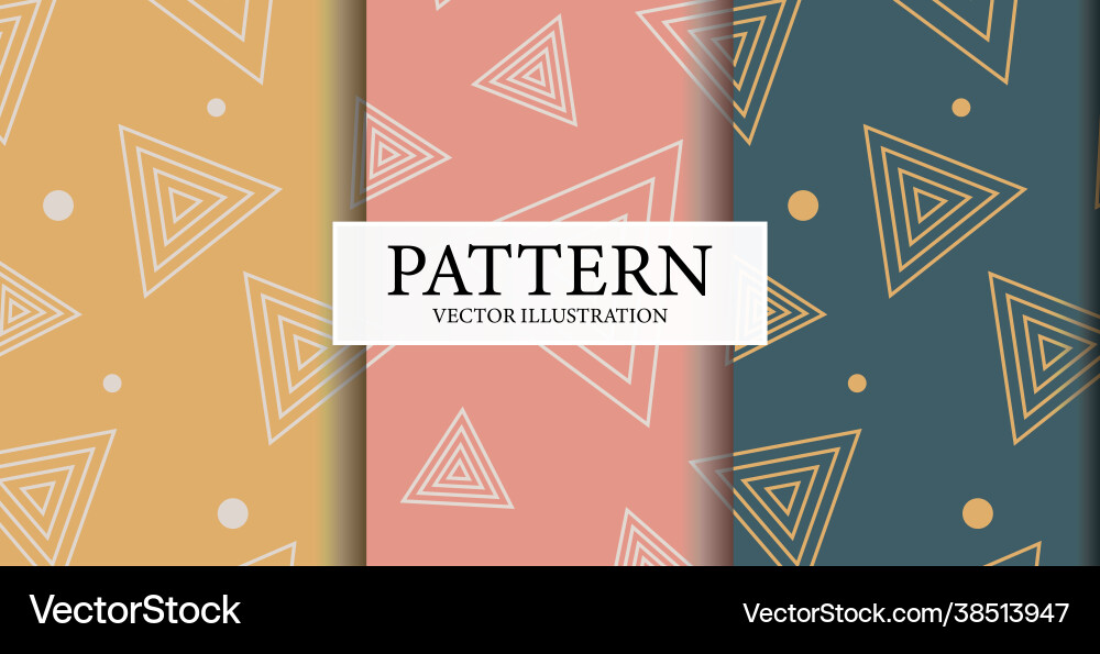 Assembly seamless patterns abstract shapes Assembly seamless patterns abstract shapes vector image