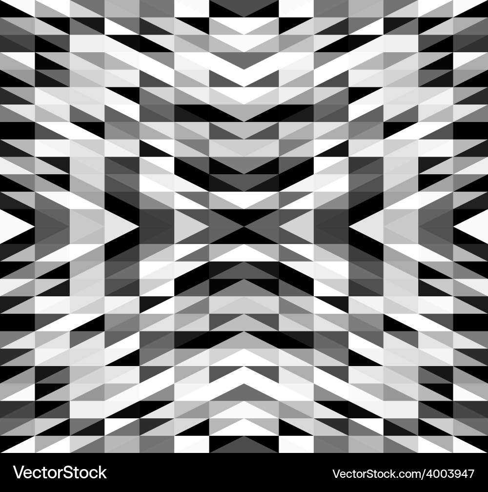Geometric Triangle Pattern vector image