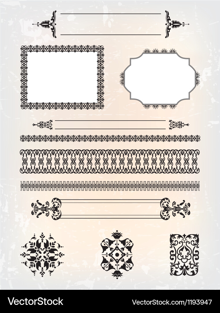 Intricate Frame Pattern - Ornate & Decorative Vector Image