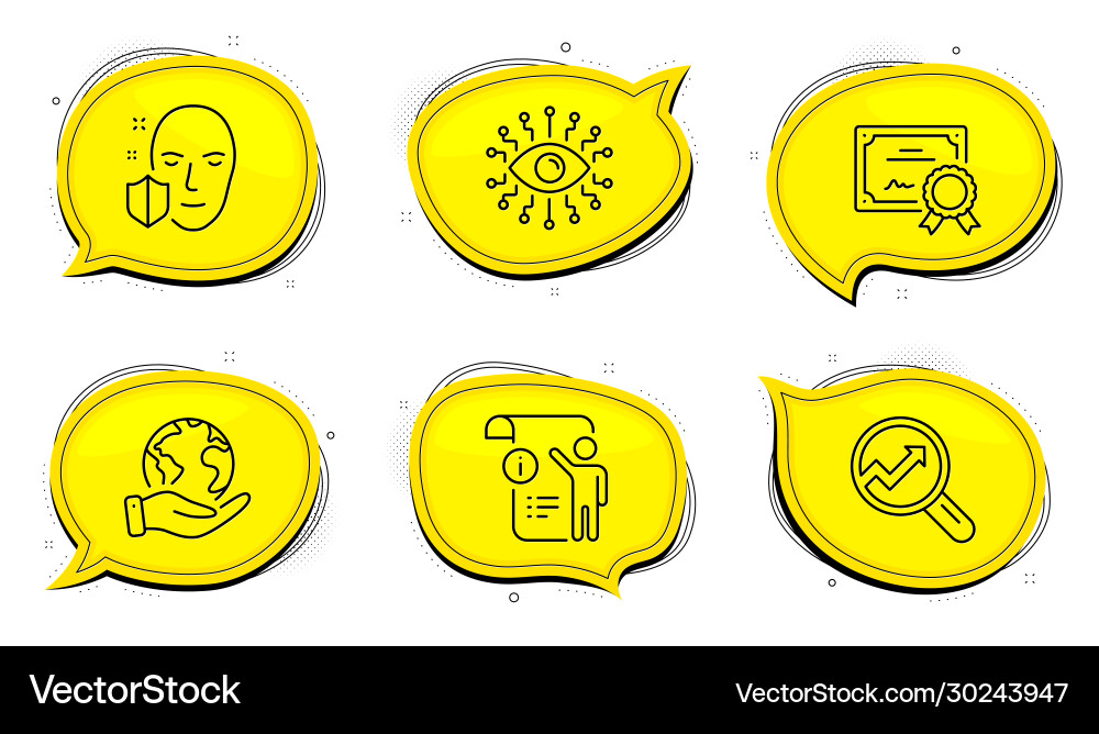 Manual doc analytics and artificial intelligence Manual doc analytics and artificial intelligence vector image