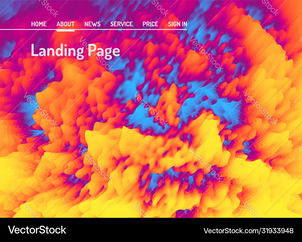 Abstract Modern Website Background Vector Image