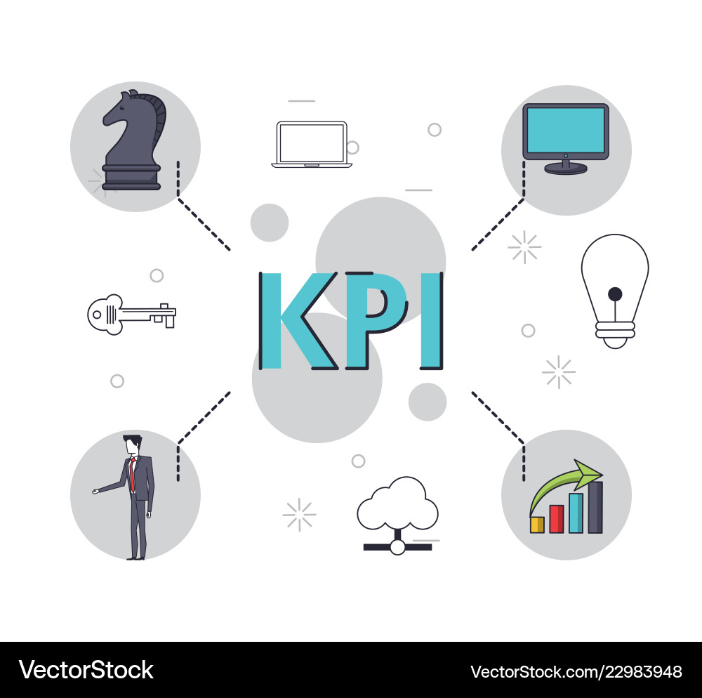 Key performance indicator Key performance indicator vector image