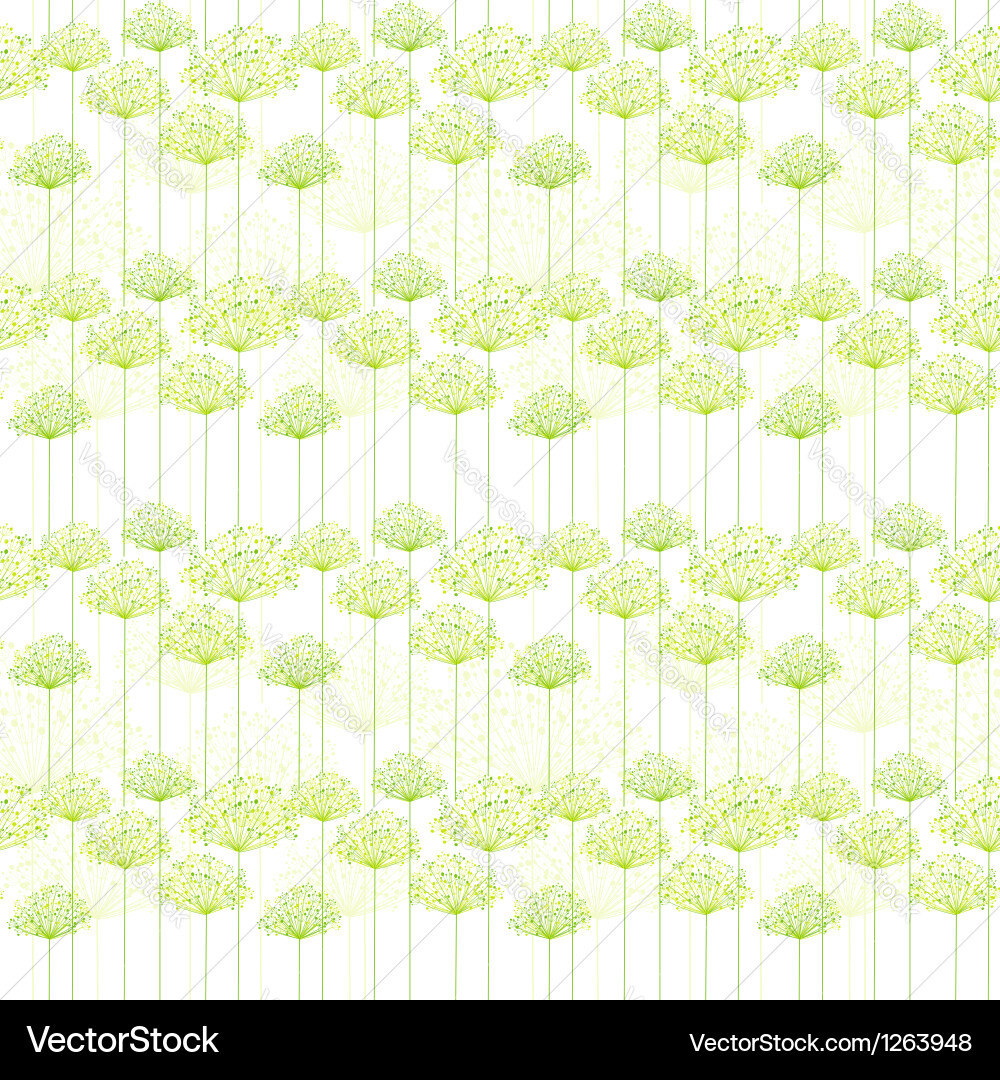Springtime dandelion seamless pattern vector image