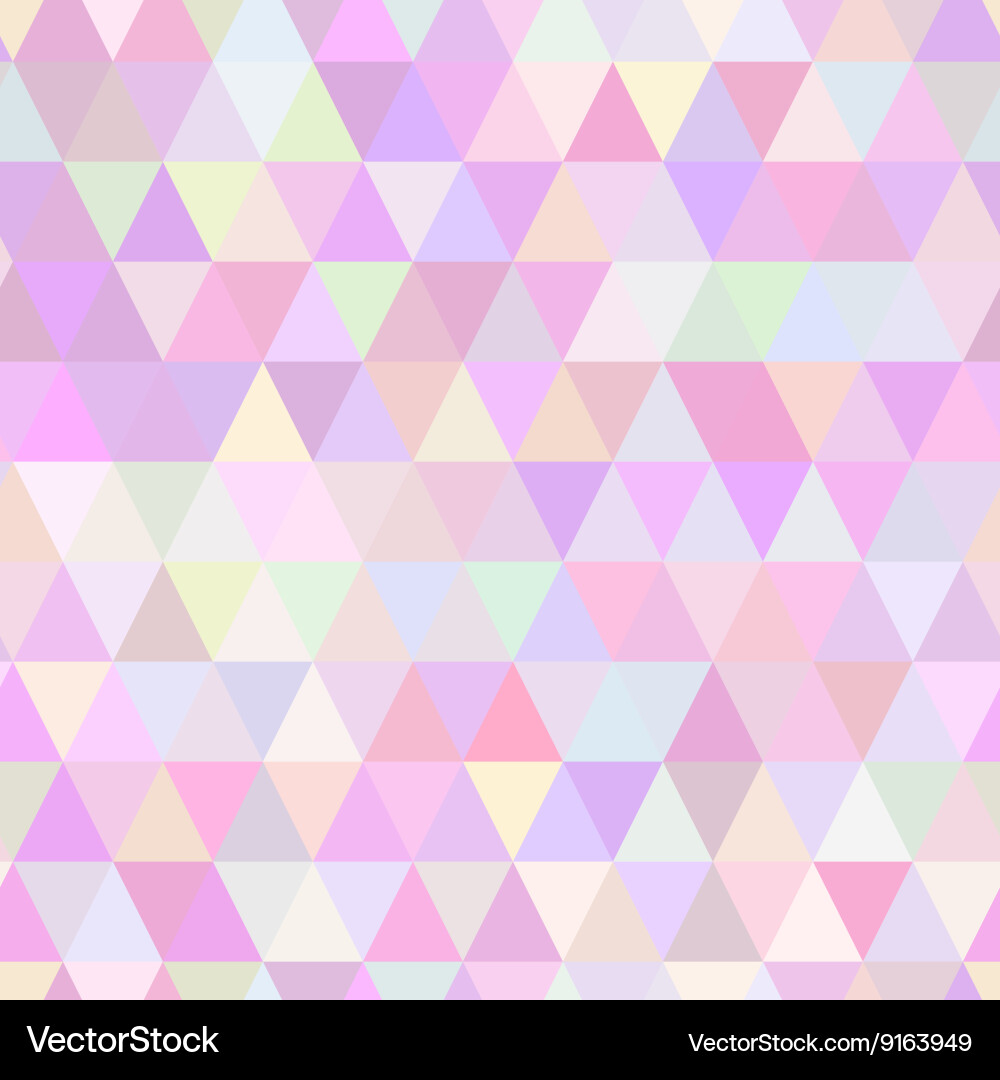 Abstract geometric triangle seamless pattern vector image