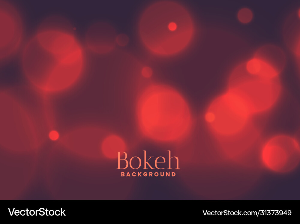 Blurred bokeh light effect background in faded Vector Image