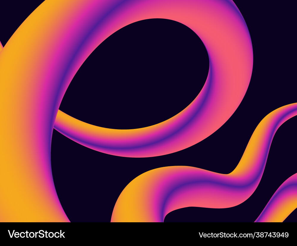 Fluid gradient background vector image