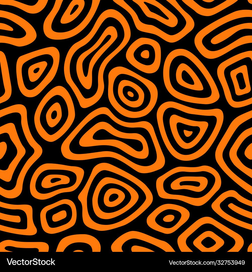 Linear abstract seamless pattern vector image
