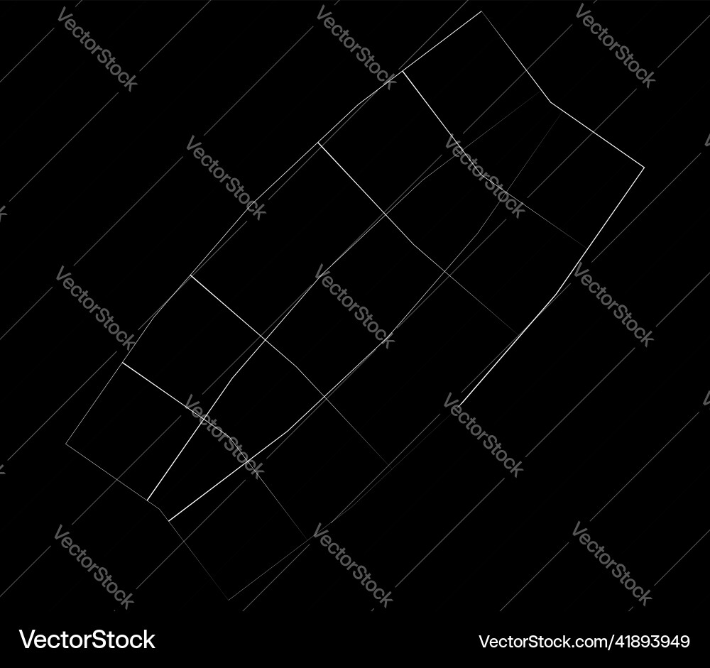 Mirrored tweaked irregular grid mesh grating Mirrored tweaked irregular grid mesh grating vector image