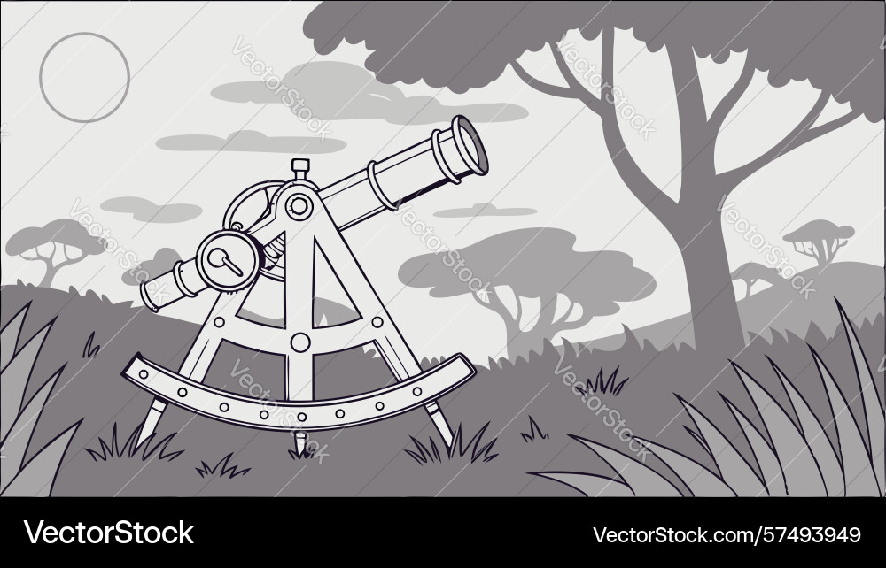Navigational instrument in a sparse natural Vector Image
