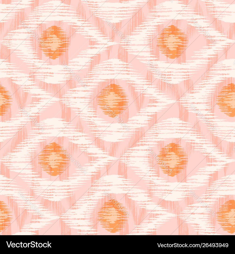 Retro ikat pattern Retro ikat pattern vector image