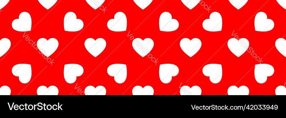 Seamless repeatable heart shape icon pattern Seamless repeatable heart shape icon pattern vector image