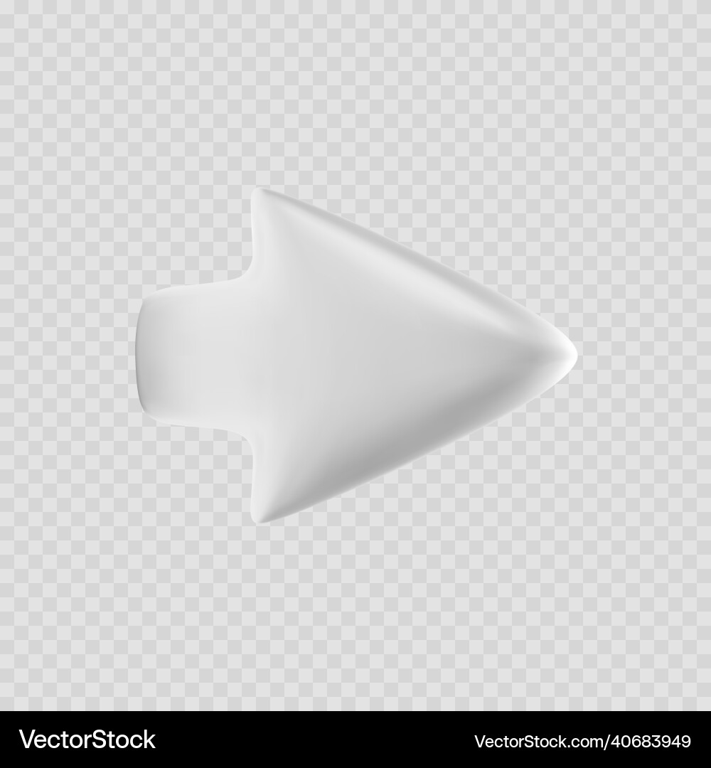 White arrow computer pointer or mouse cursor White arrow computer pointer or mouse cursor Vector Image