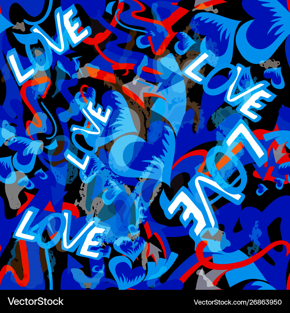 Abstract color pattern in graffiti style quality Abstract color pattern in graffiti style quality Vector Image