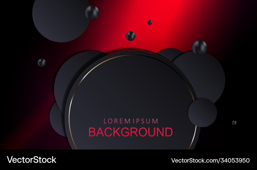Abstract design with gradient red colors gray vector image