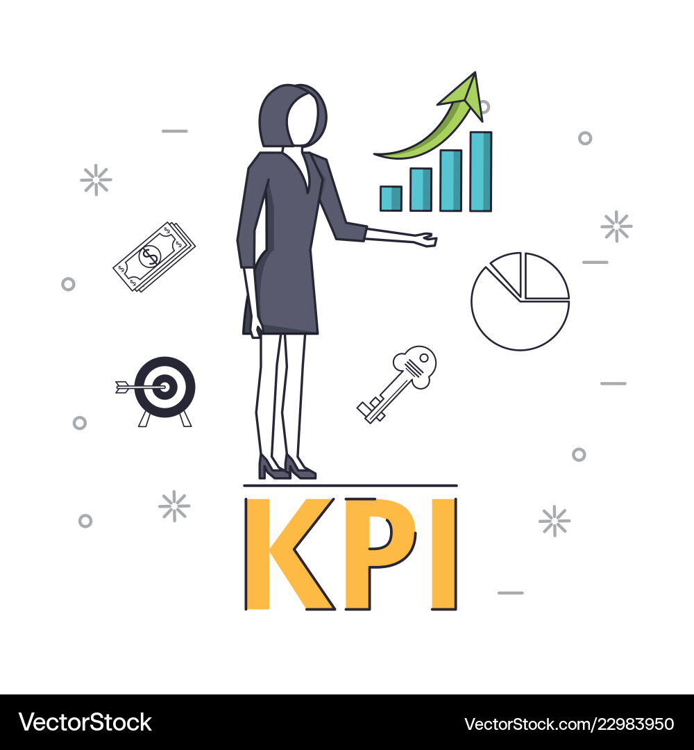 Key performance indicator Key performance indicator vector image