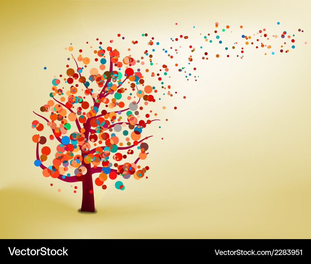 Abstract Colorful Splash Background Vector Image