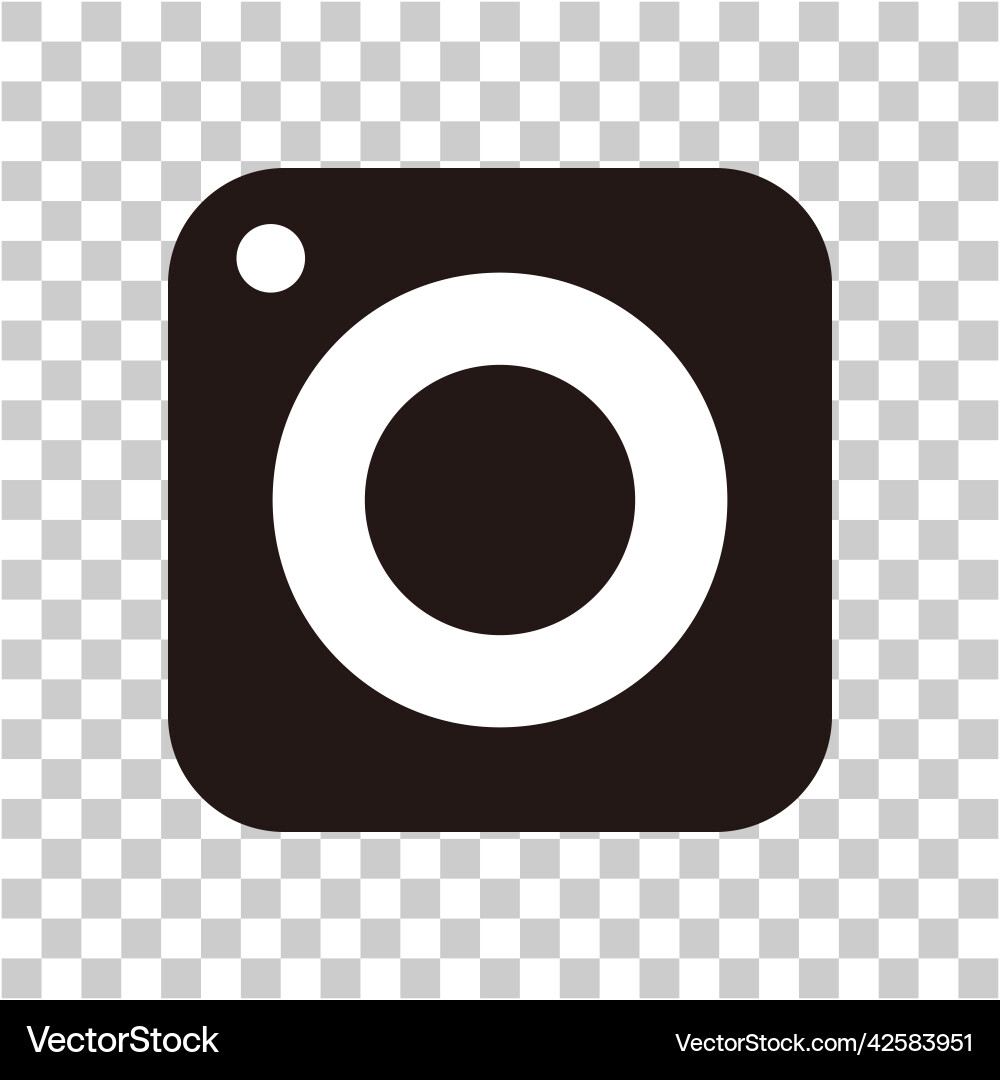 Camera icon a simple with transparent Camera icon a simple with transparent vector image