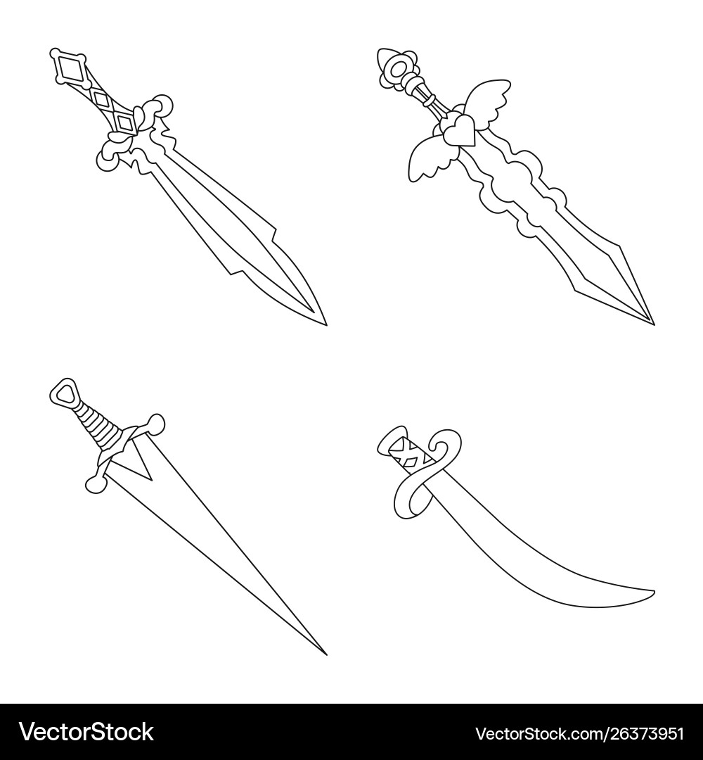 Design game and armor symbol collection Design game and armor symbol collection Vector Image