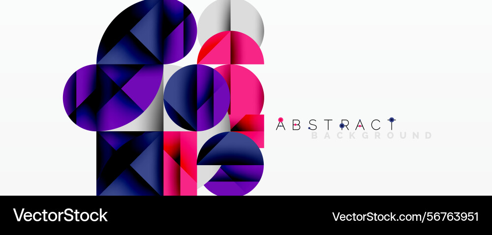 Modern geometric design overlapping shapes create Modern geometric design overlapping shapes create vector image