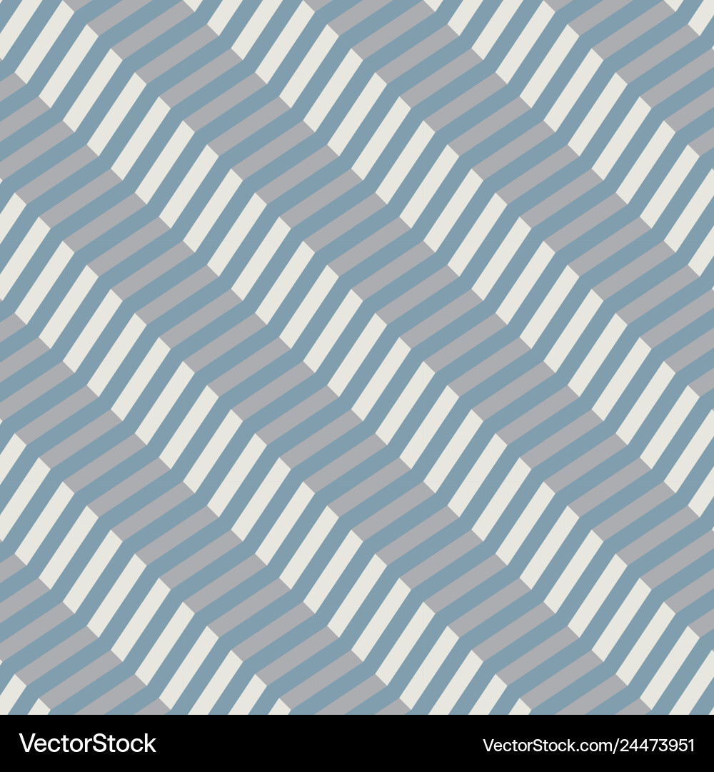 Retro geometric diagonal zigzag seamless pattern Retro geometric diagonal zigzag seamless pattern vector image