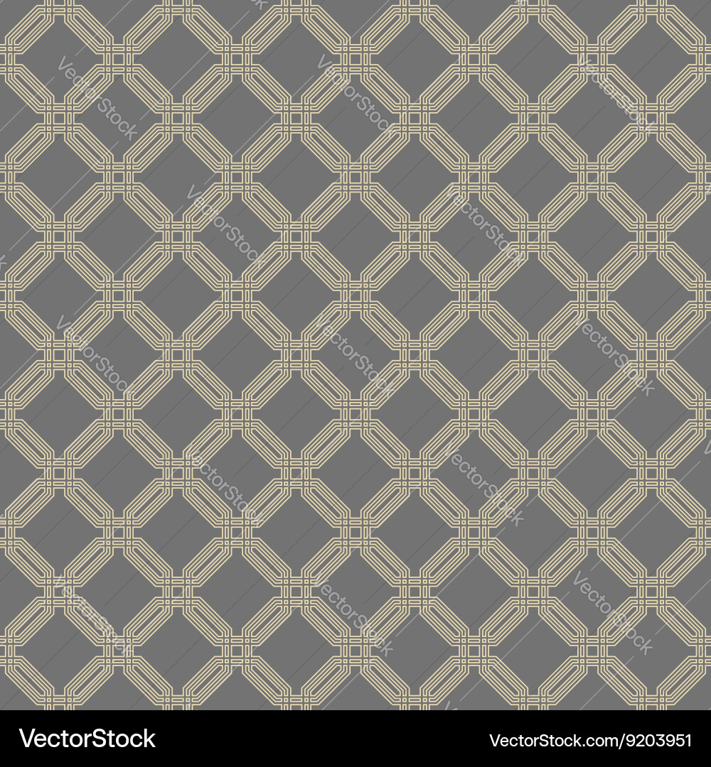 Seamless abstract pattern with octagons vector image