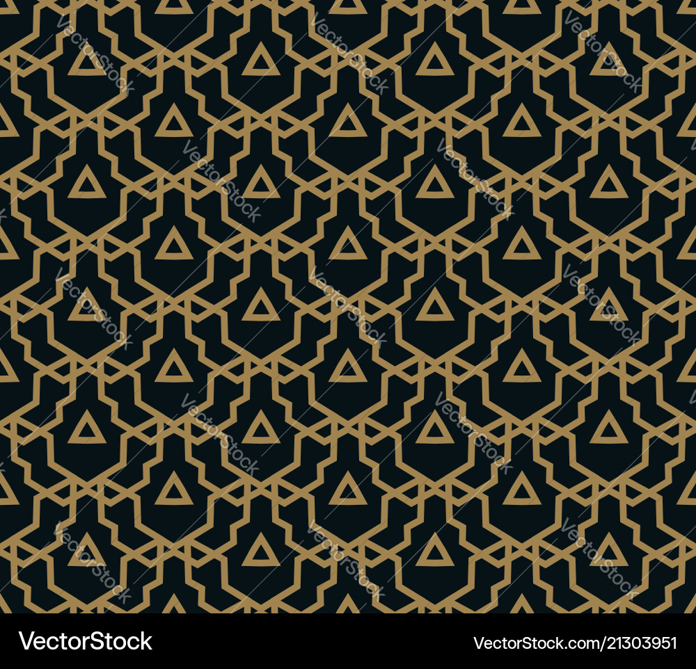 Seamless pattern of intersecting thin gold lines Seamless pattern of intersecting thin gold lines vector image